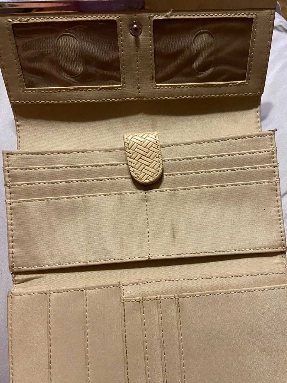 Woven Clutch/Walket  - Beige